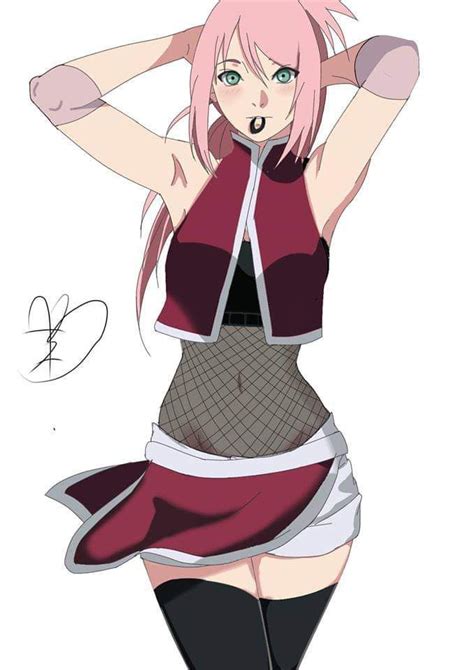 sakura haruno desnuda|sakura